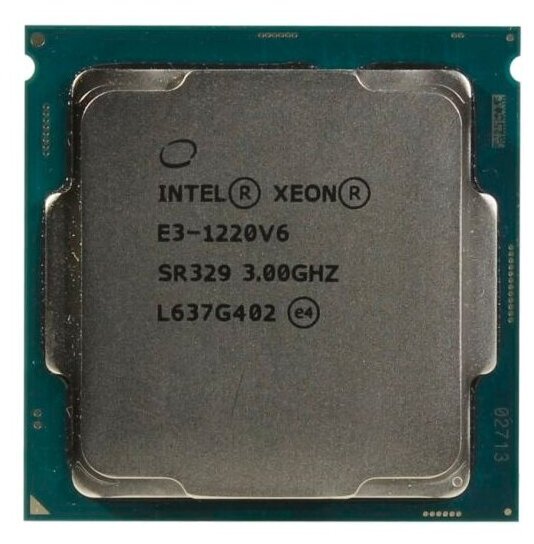 Процессор Intel Xeon E3 v6 E3-1220 v6 OEM (CM8067702870812)