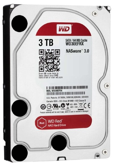 Жесткий диск Western Digital WD Red 3 TB WD30EFRX