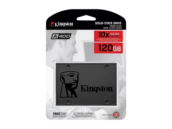 Твердотельный накопитель 120Gb SSD Kingston A400 (SA400S37/120G)