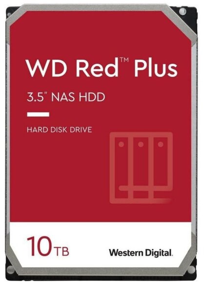 Жесткий диск WD Red Plus™ WD101EFBX 10 ТБ 3,5"