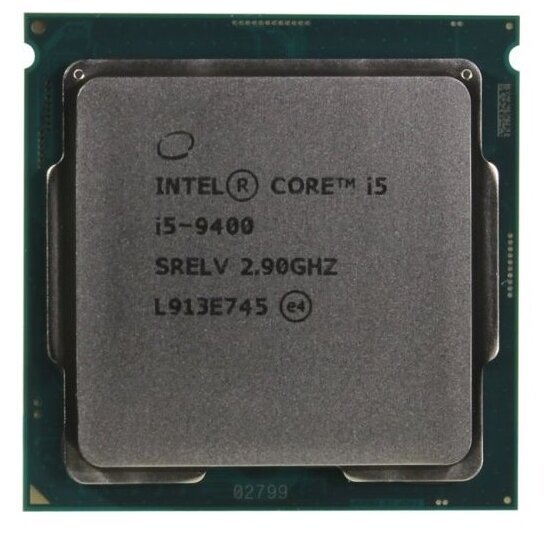 Процессор INTEL CORE I5-9400 COFFEE LAKE-S 2900MHZ, LGA1151V2, OEM