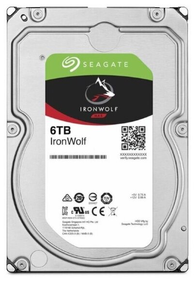 Жесткий диск Seagate IronWolf 6 TB ST6000VN001