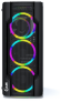 Компьютерный корпус PowerCase Mistral X4 Mesh LED Black 1