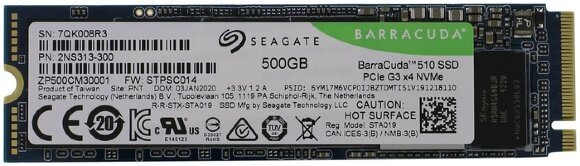 Твердотельный накопитель Seagate 500 GB ZP500CM3A001
