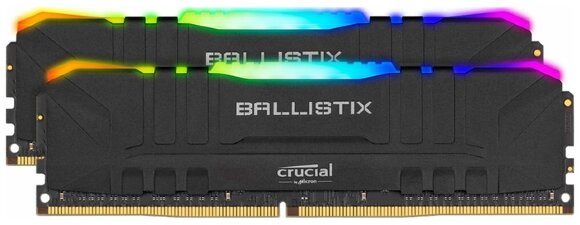 Оперативная память Crucial Ballistix RGB 16 ГБ (8 ГБ x 2) 3600 МГц CL16 (BL2K8G36C16U4BL)