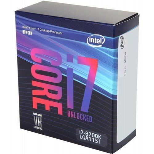 Процессор INTEL CORE I7-8700K COFFEE LAKE 3700MHZ, LGA1151, BOX