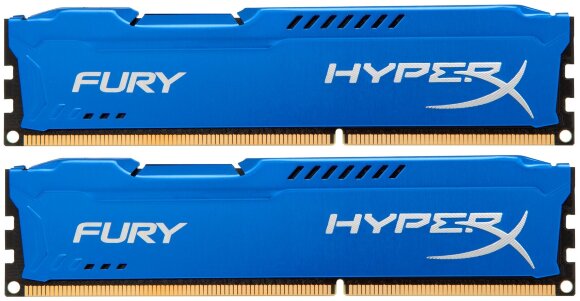 Оперативная память HyperX Fury 8GB (4GBx2) DDR3 1866MHz DIMM 240-pin CL10 HX318C10FK2/8