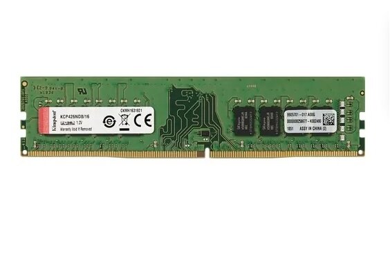 Оперативная память Kingston ValueRAM 16 ГБ DDR4 2666 МГц CL19 (KCP426ND8/16)
