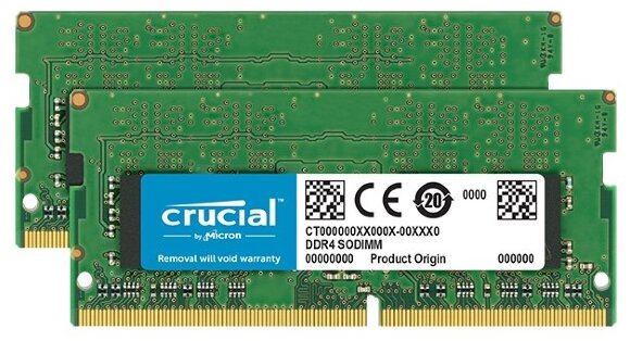 Оперативная память 8 GB 2 шт. Crucial CT2K8G4SFS8266