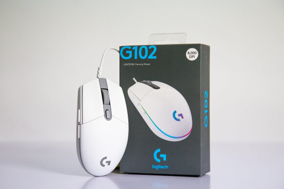 Мышь Logitech G G102 Lightsync white