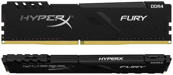 Оперативная память HyperX Fury 32GB (16GBx2) DDR4 3733MHz DIMM 288pin CL19 HX437C19FB3K2/32