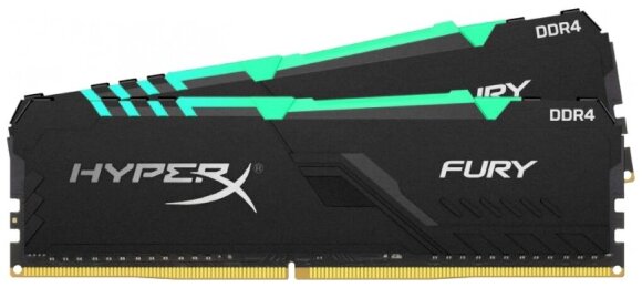 Оперативная память HyperX Fury RGB 32GB (16GBx2) DDR4 3600MHz DIMM 288pin CL18 HX436C18FB4AK2/32