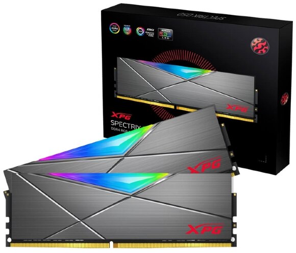 Оперативная память ADATA XPG Spectrix D50 32 ГБ (16 ГБ x 2) DDR4 3600 МГц CL18 (AX4U360016G18A-DT50)